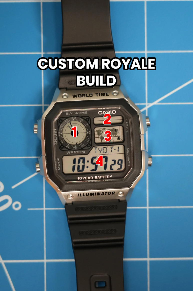 Custom Casio Royale – JellyLab Watches