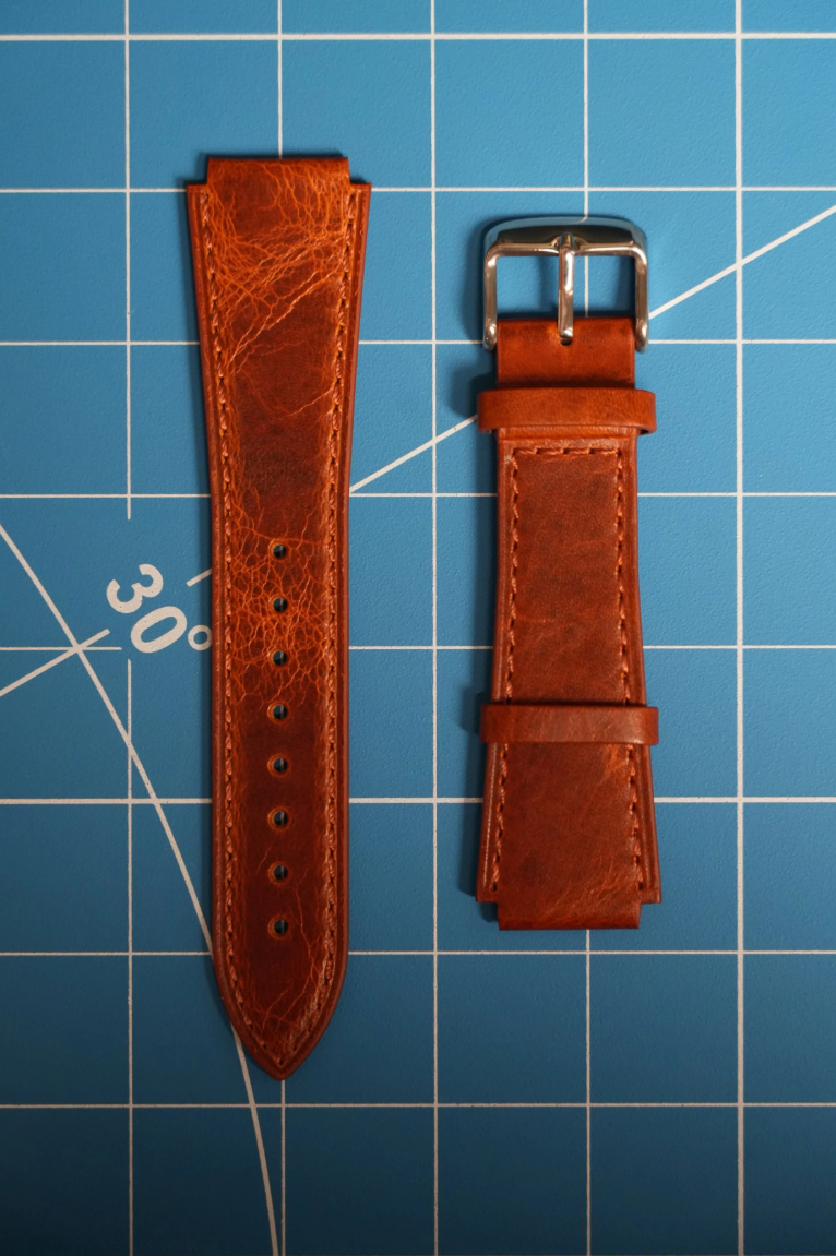 [Saddle Brown] Casio Royale (AE1200) Leather Strap
