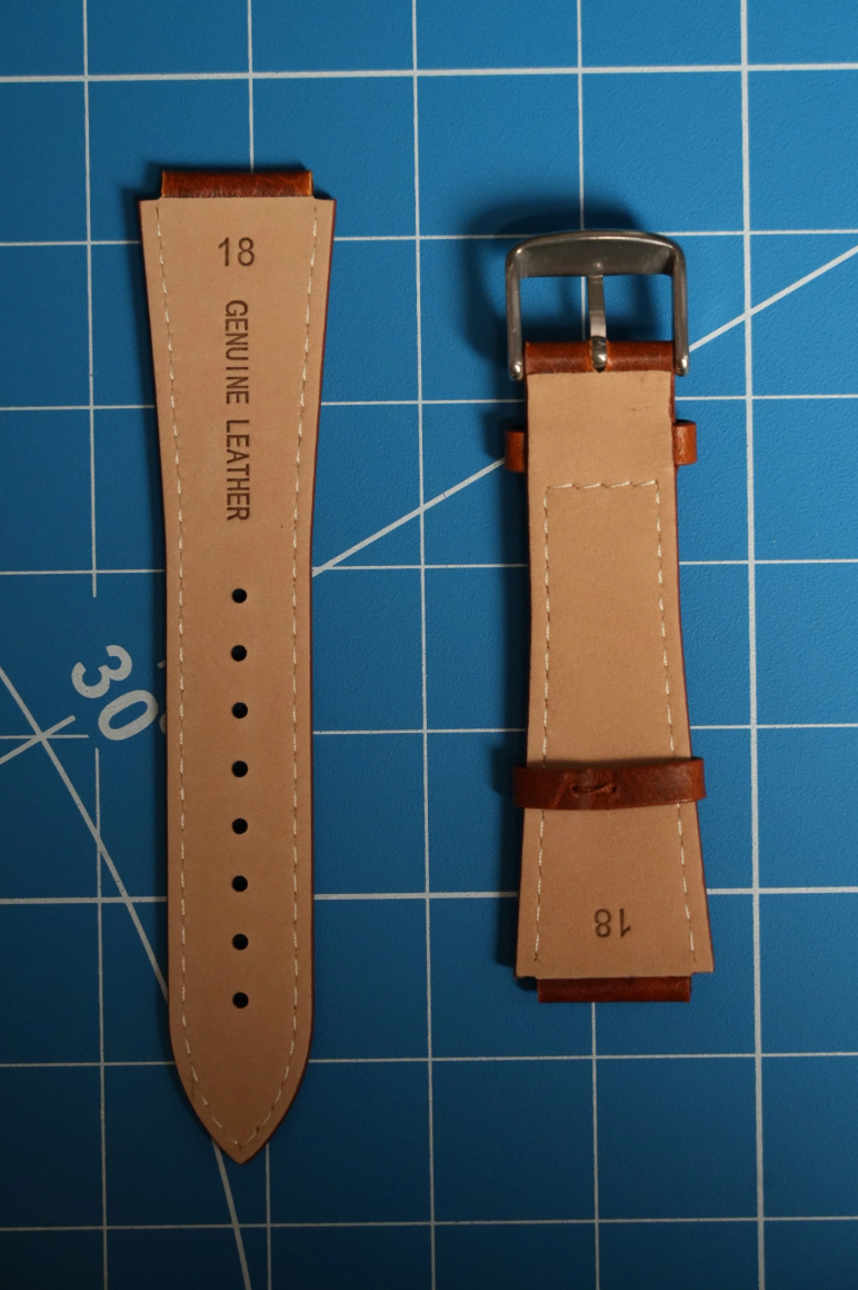 [Saddle Brown] Casio Royale (AE1200) Leather Strap